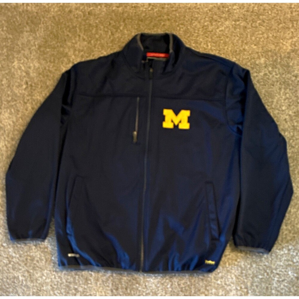 Franchise Club Michigan Wolverines NCAA Full Zip Jacket XXL Blue